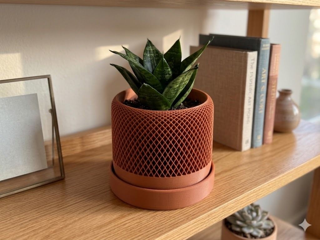 Terra Lattice Pot
